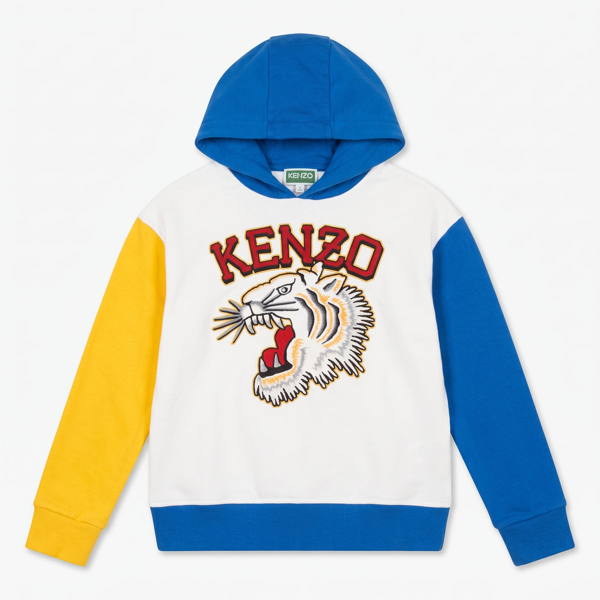 KENZO - SWEAT - BLANC - 8 ANS