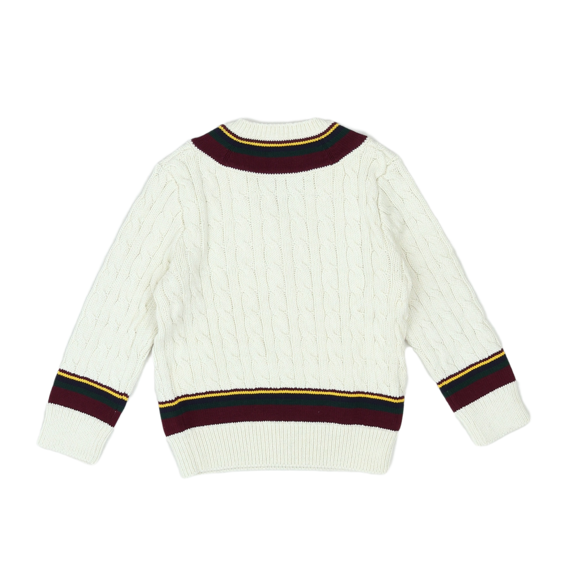 RALPH LAUREN - PULL - BLANC - 3 ANS