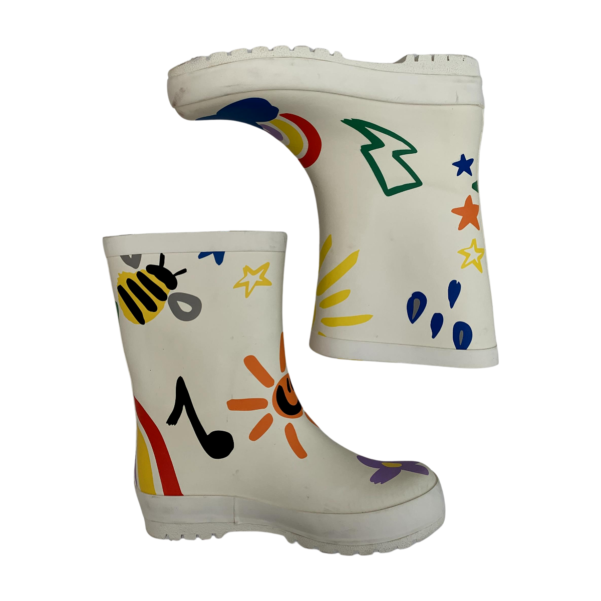 STELLA MCCARTNEY - BOTTES DE PLUIE - BLANC -  33