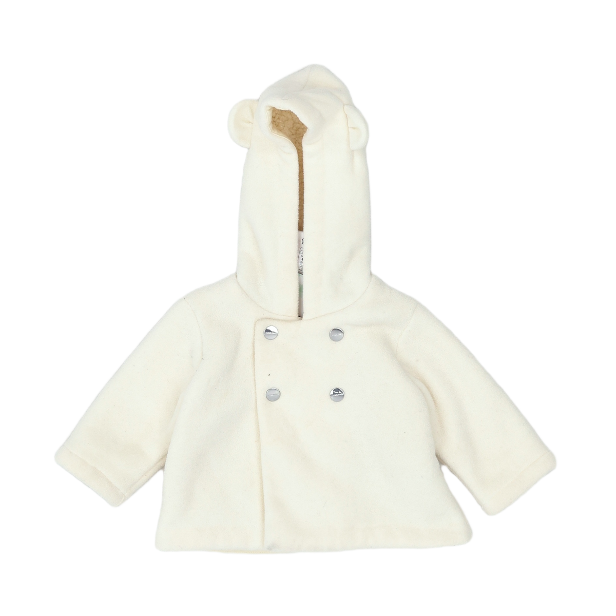 JACADI - MANTEAU - BLANC - 6 MOIS