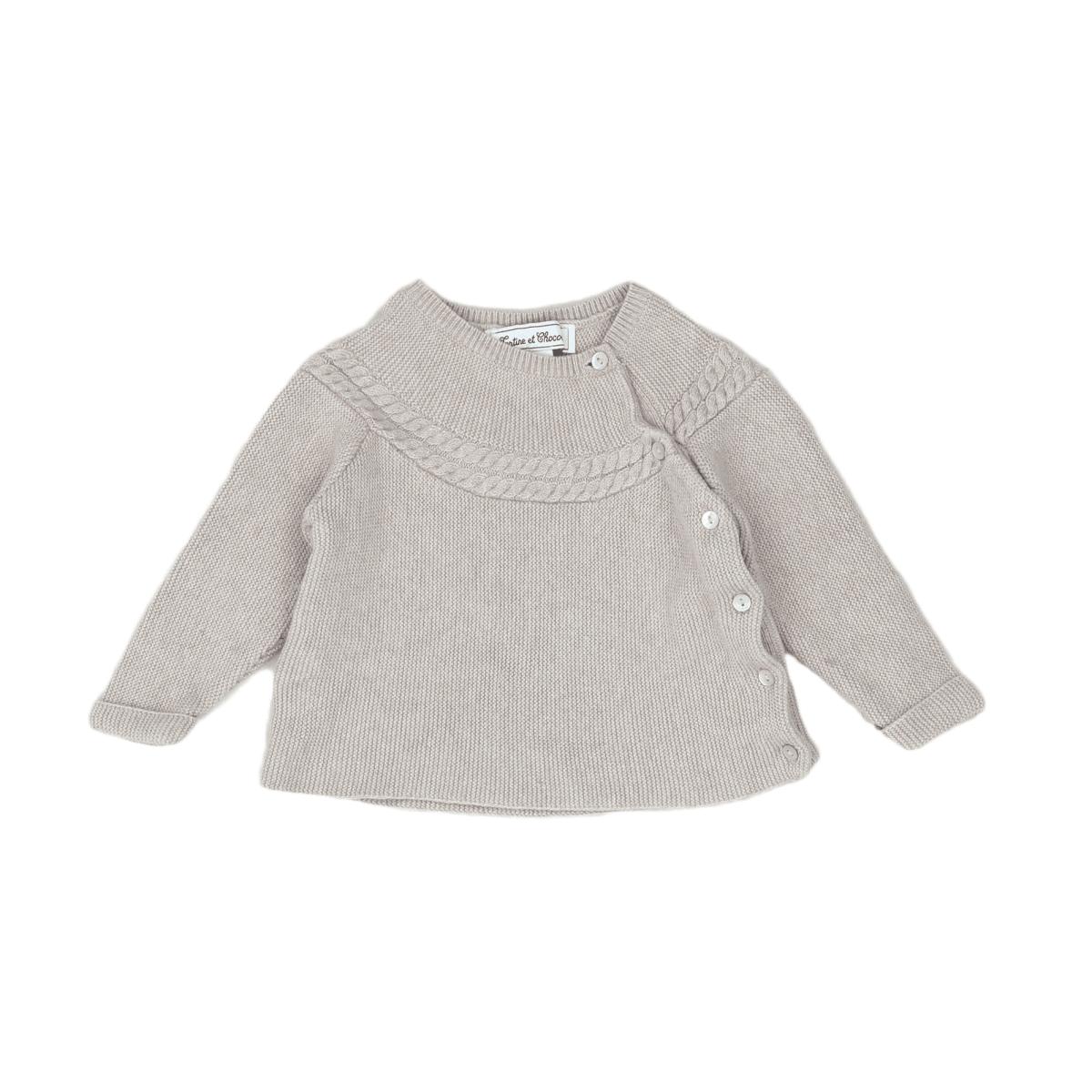 TARTINE & CHOCOLAT - CARDIGAN - BEIGE - 12 MOIS