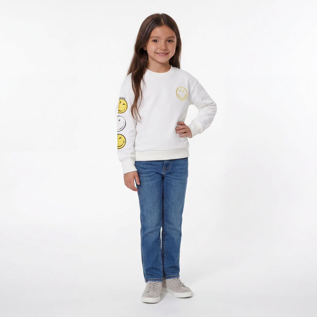 MARC JACOBS - SWEAT - BLANC - 8 ANS
