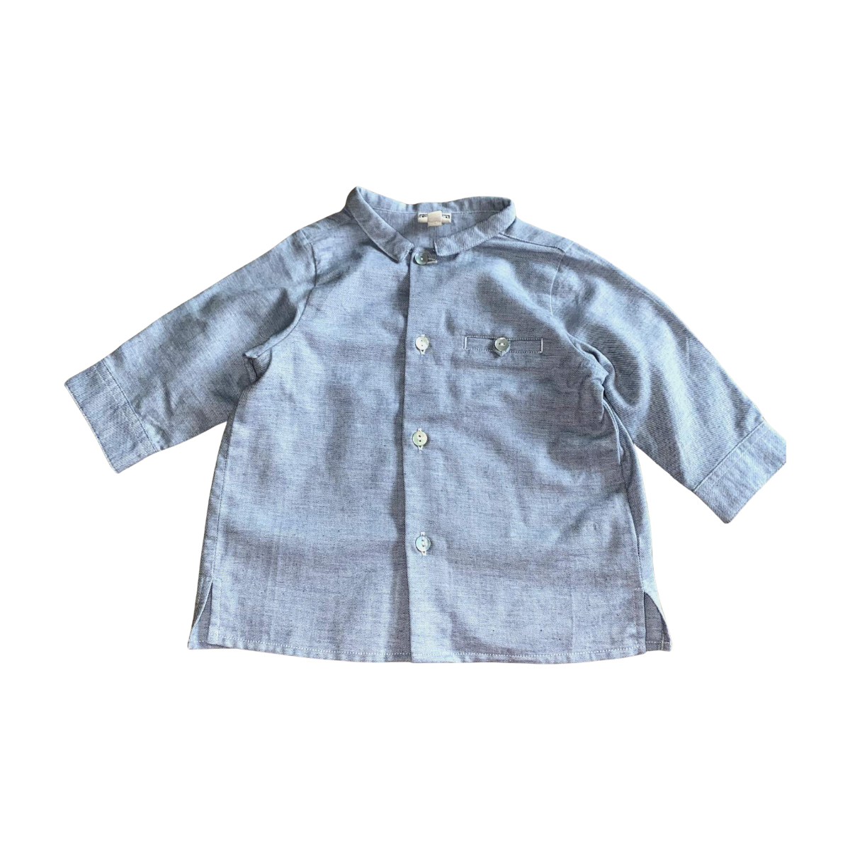 BONTON - CHEMISE - BLEU - 6 MOIS