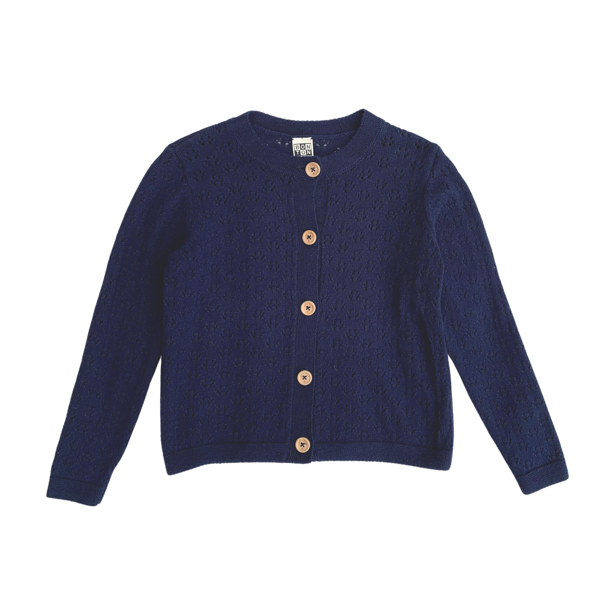 BONTON - CARDIGAN - BLEU - 8 ANS
