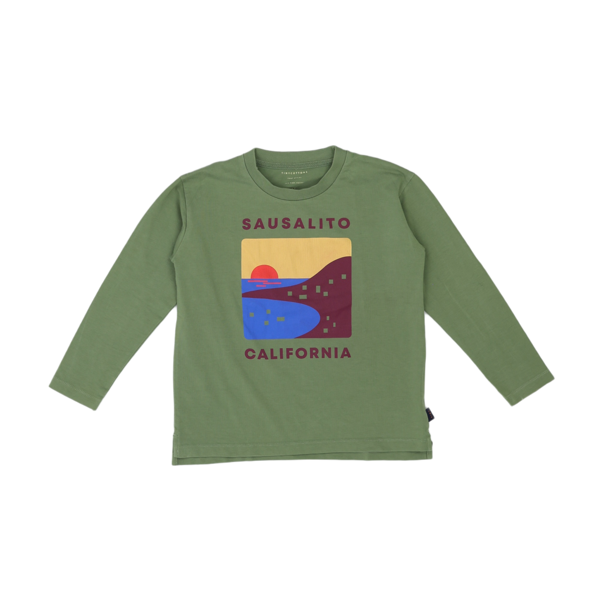 TINYCOTTONS - T-SHIRT - VERT - 6 ANS