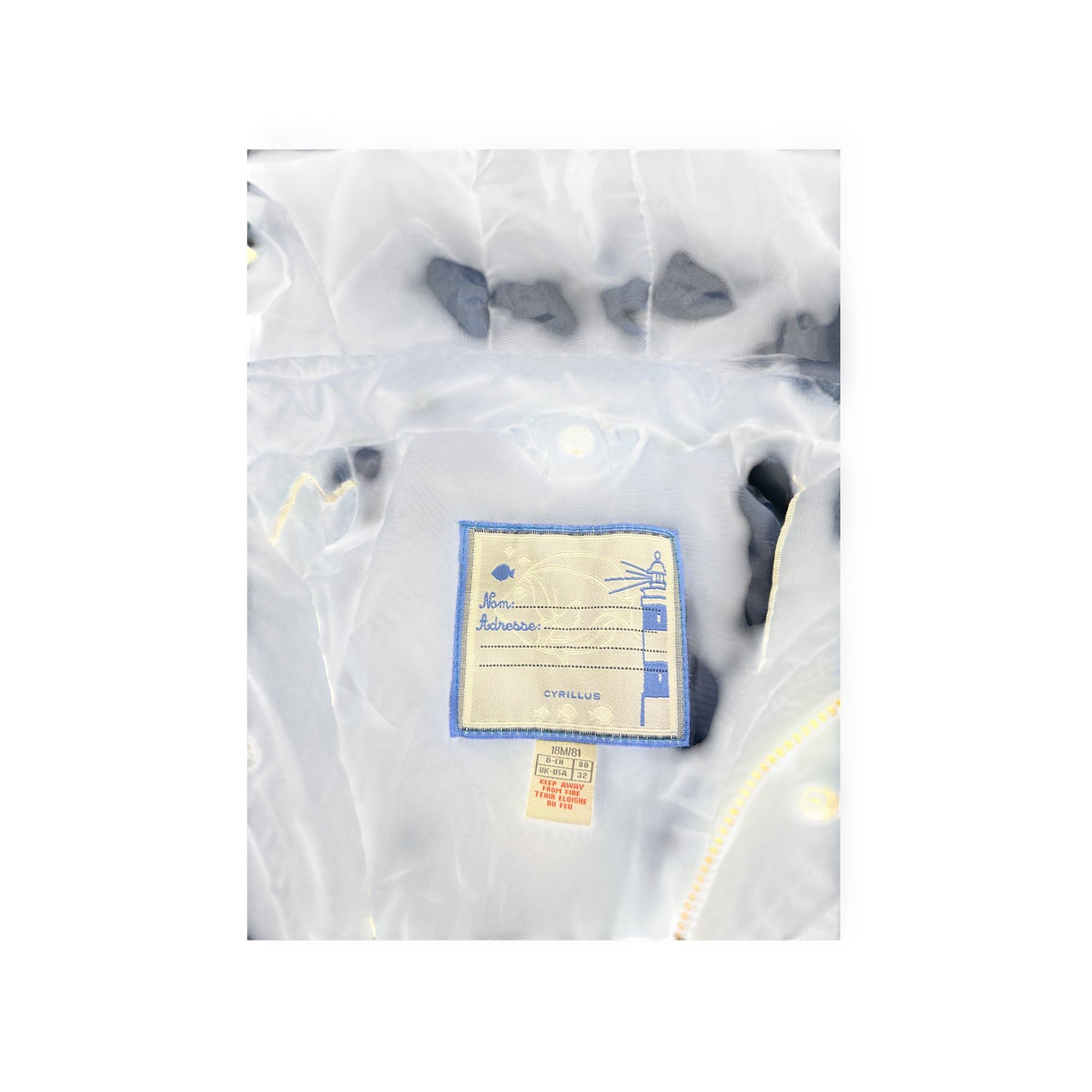 CYRILLUS - WINDBREAKER - 18 MONTHS