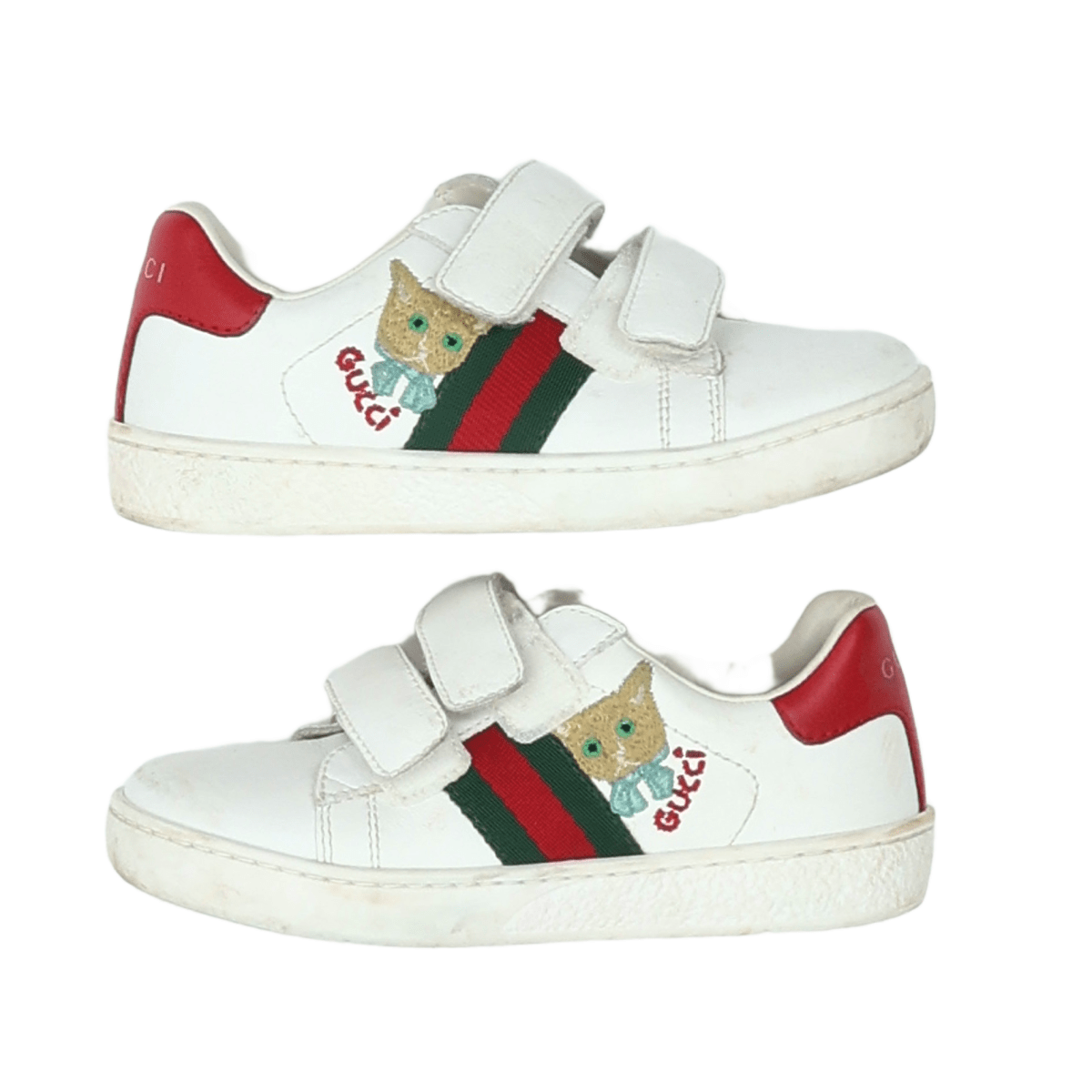 GUCCI - SNEAKERS - WEISS, ROT - 25