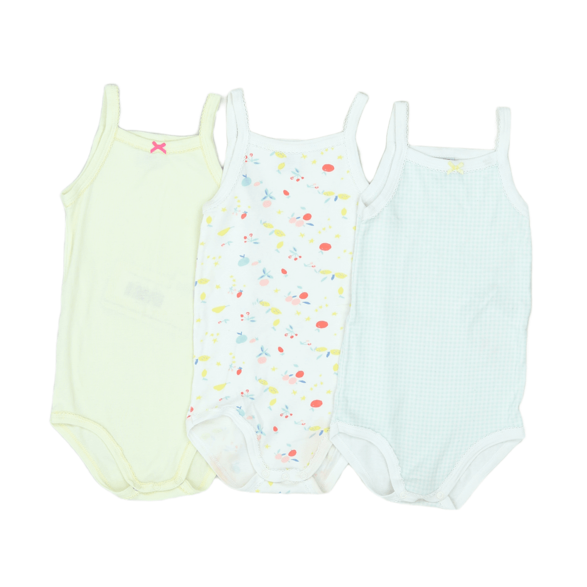 PETIT BATEAU - ENSEMBLE BODY - JAUNE - 24 MOIS