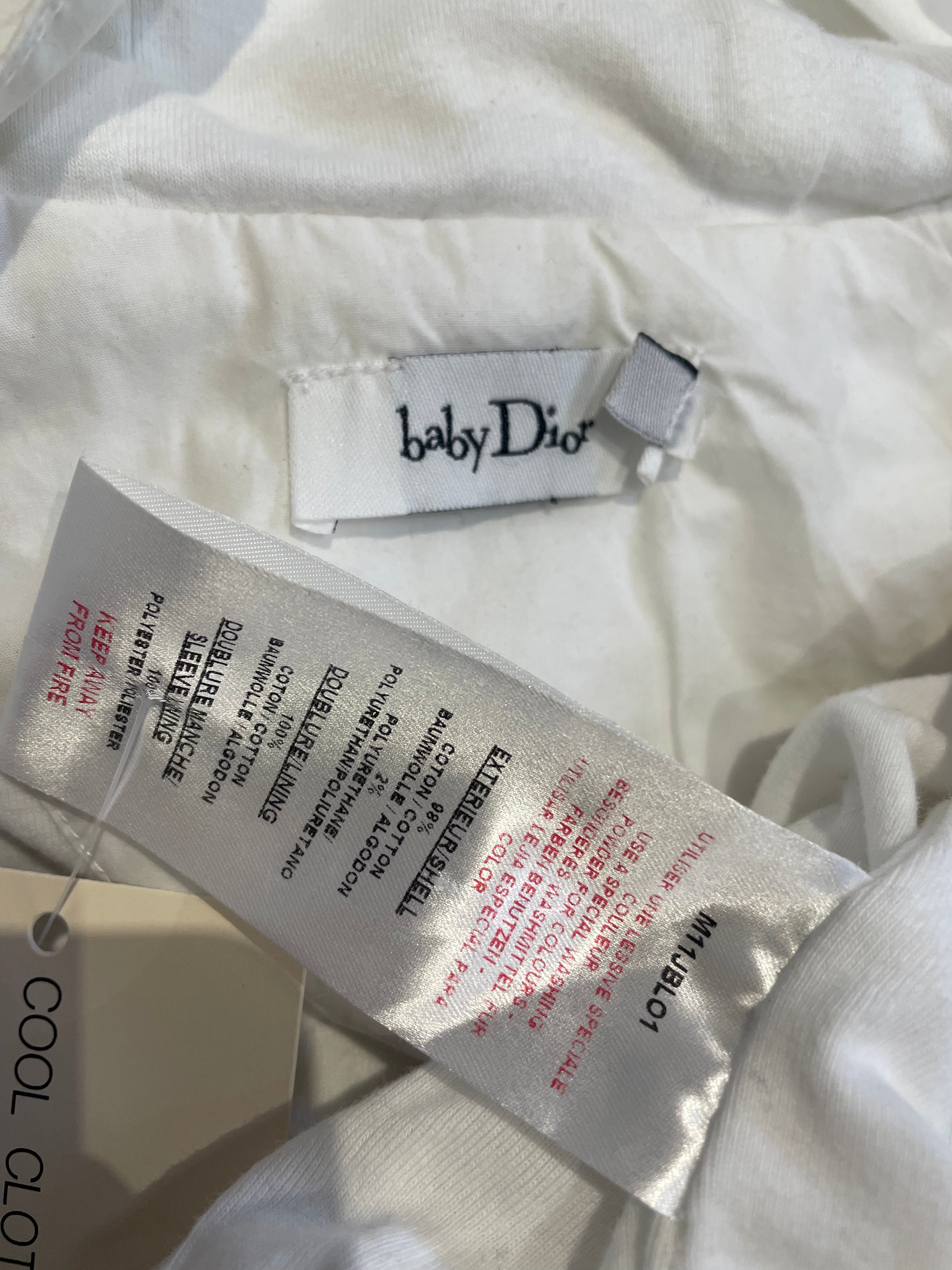 BABY DIOR - PARKA - WHITE - 3 MONTHS