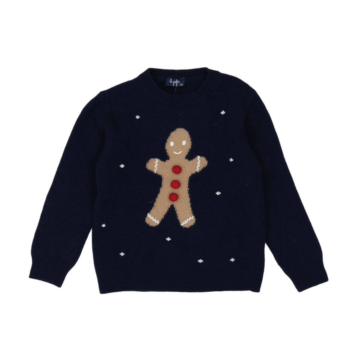IL GUFO - PULL - BLEU - 6 ANS