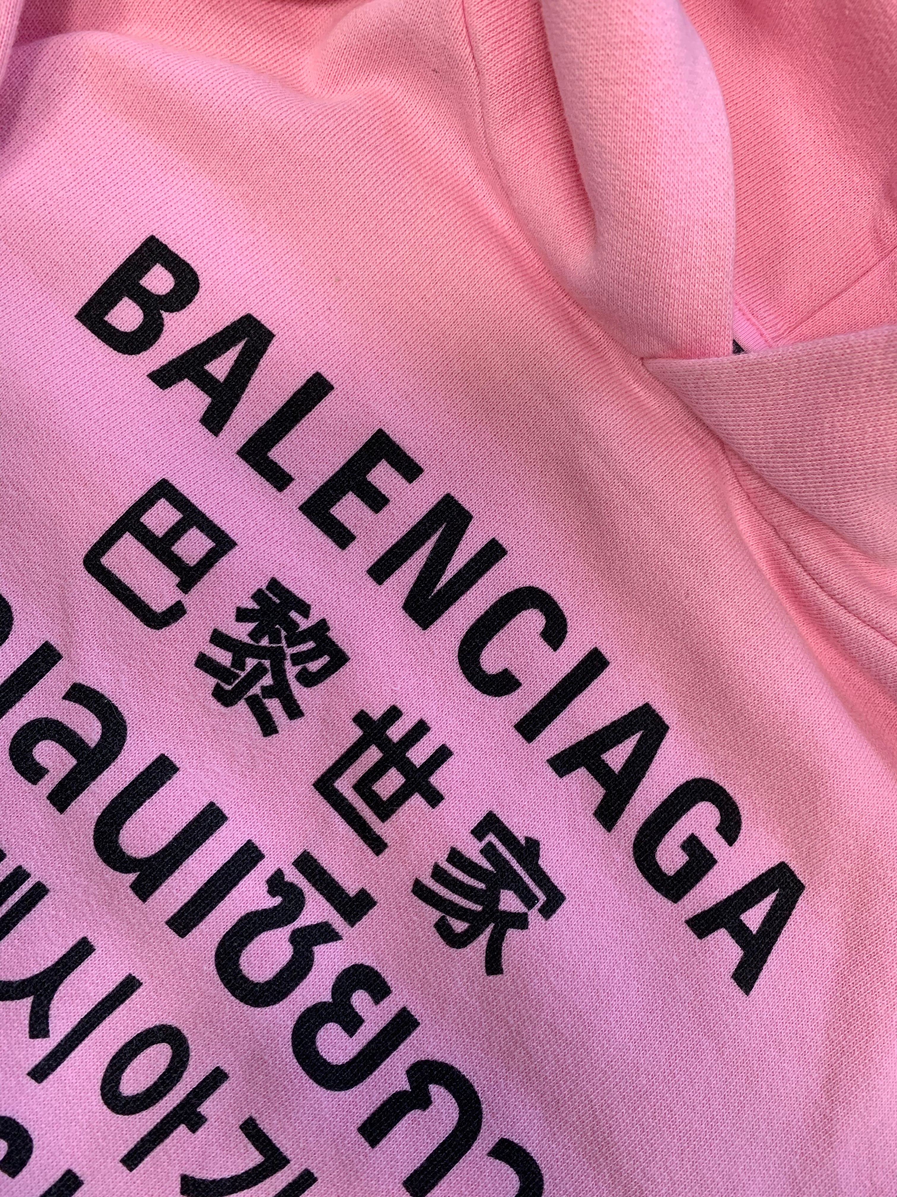 BALENCIAGA - SWEAT - ROSE - 6 ANS