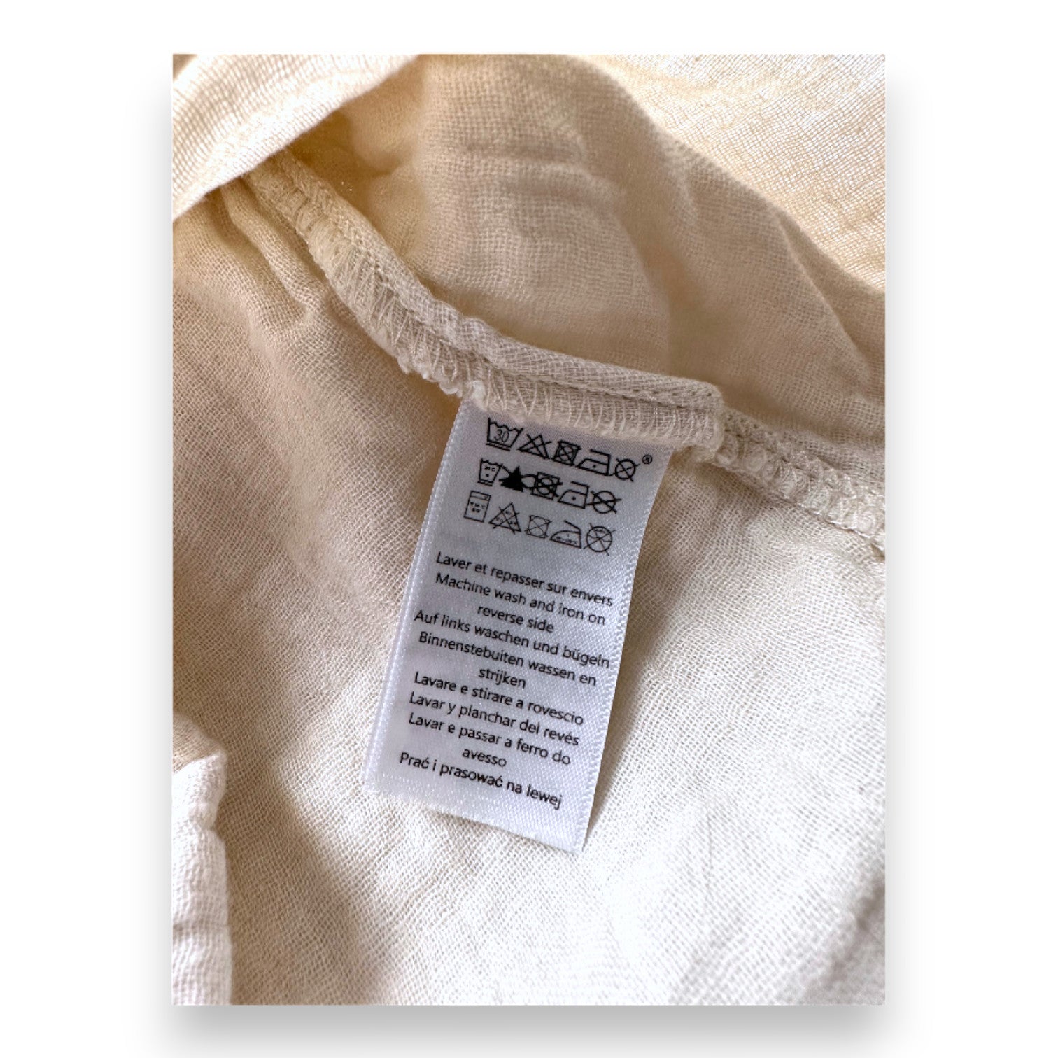 PETIT BATEAU - Gelbe Bluse aus Baumwollgaze - 18 Monate