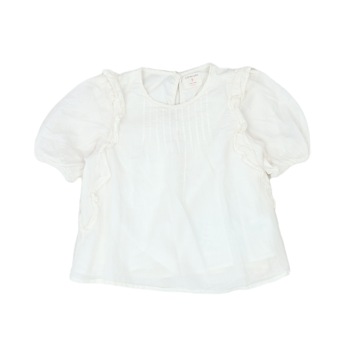 CREWCUTS BY J.CREW - T-SHIRT - BLANC - 6 ANS