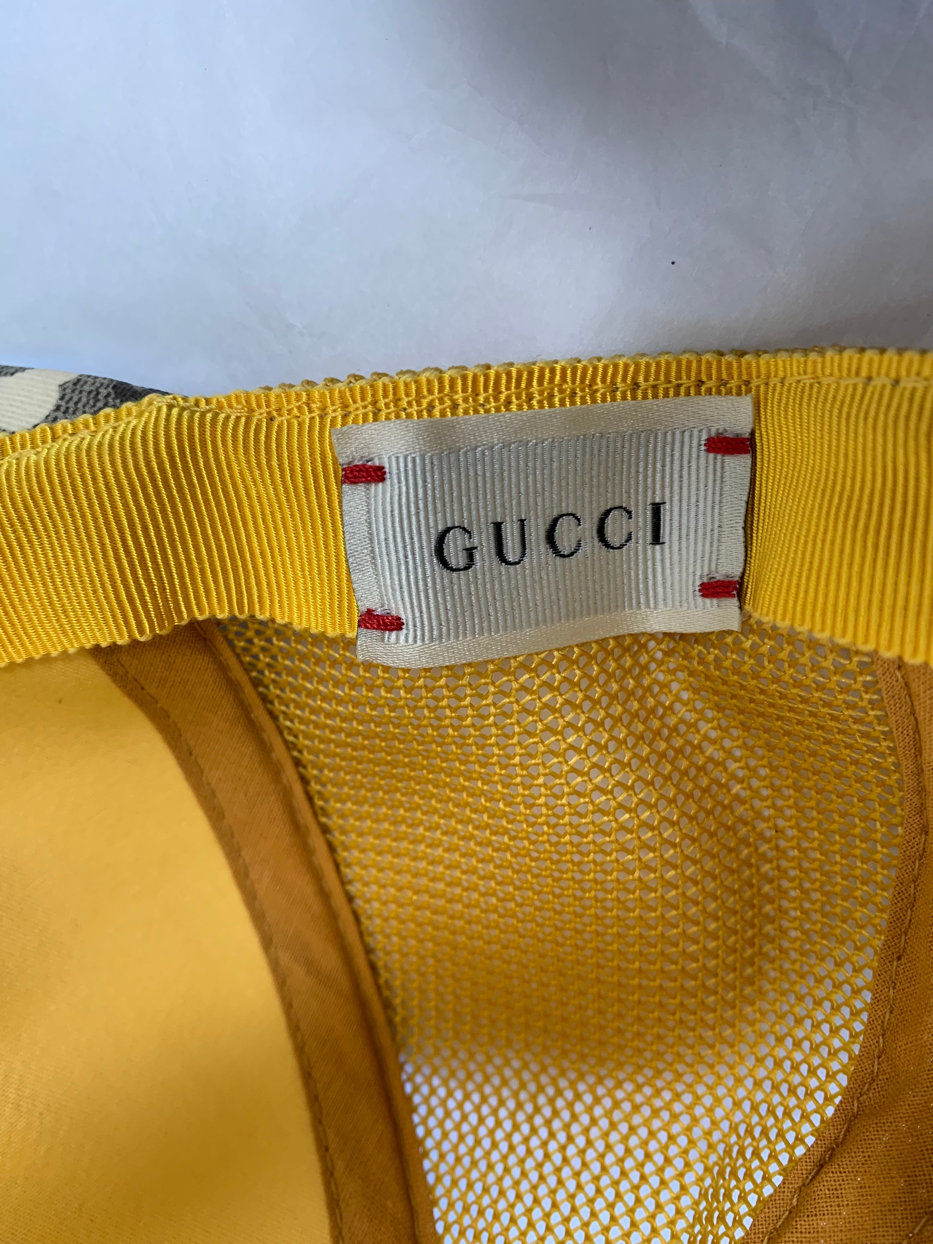 GUCCI – KAPPE – GELB, MEHRFARBIG – 3 JAHRE