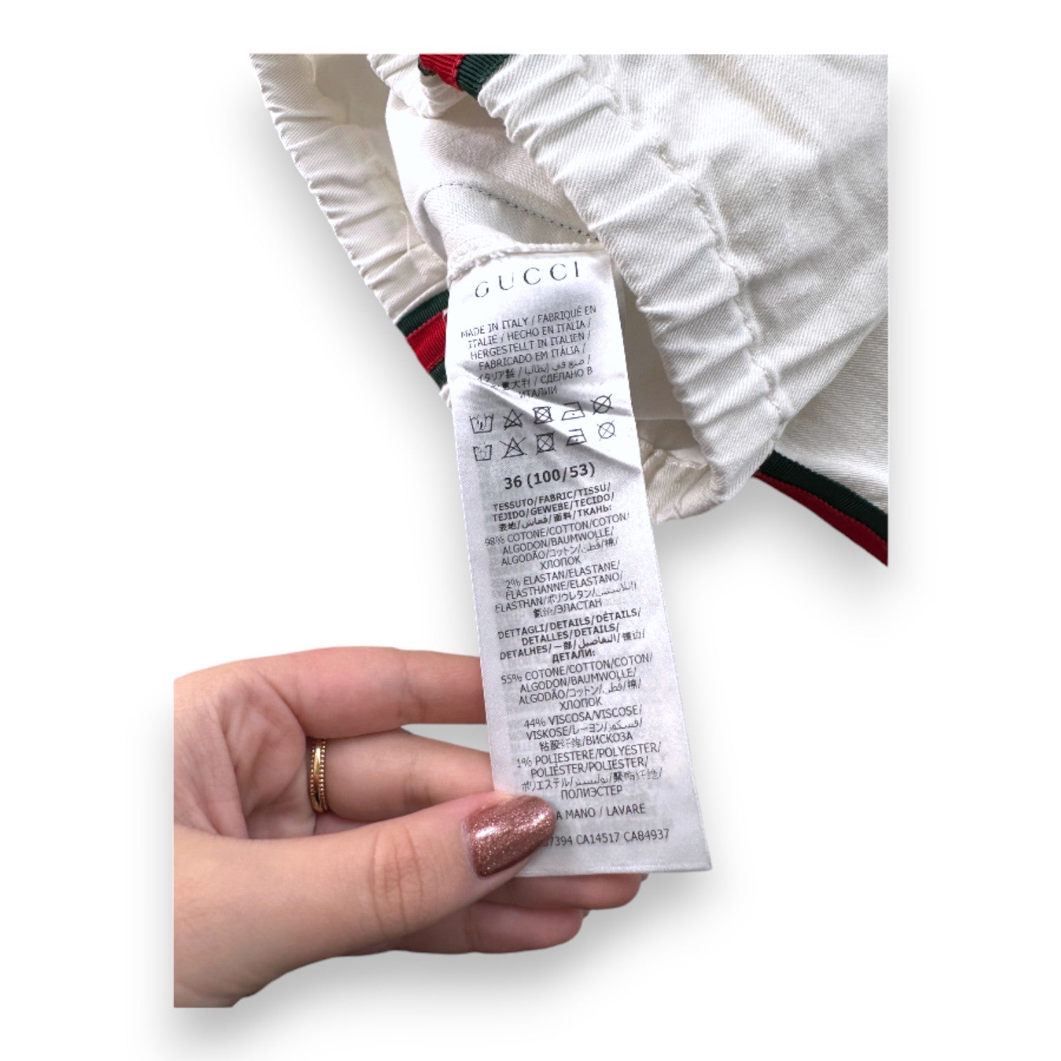 GUCCI - HOSEN - WEISS - 3 JAHRE