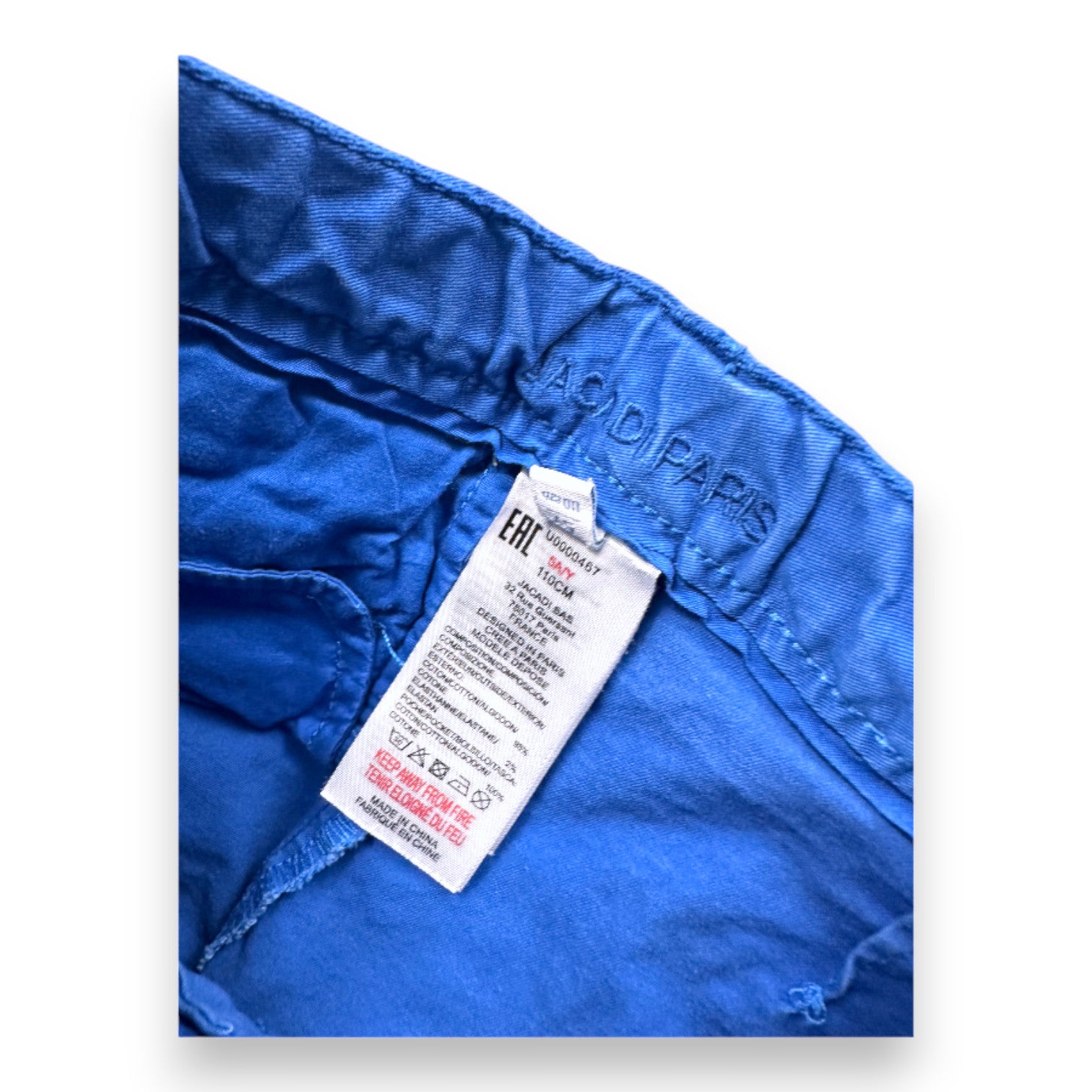 JACADI - BERMUDA SHORTS - BLUE - 5 YEARS