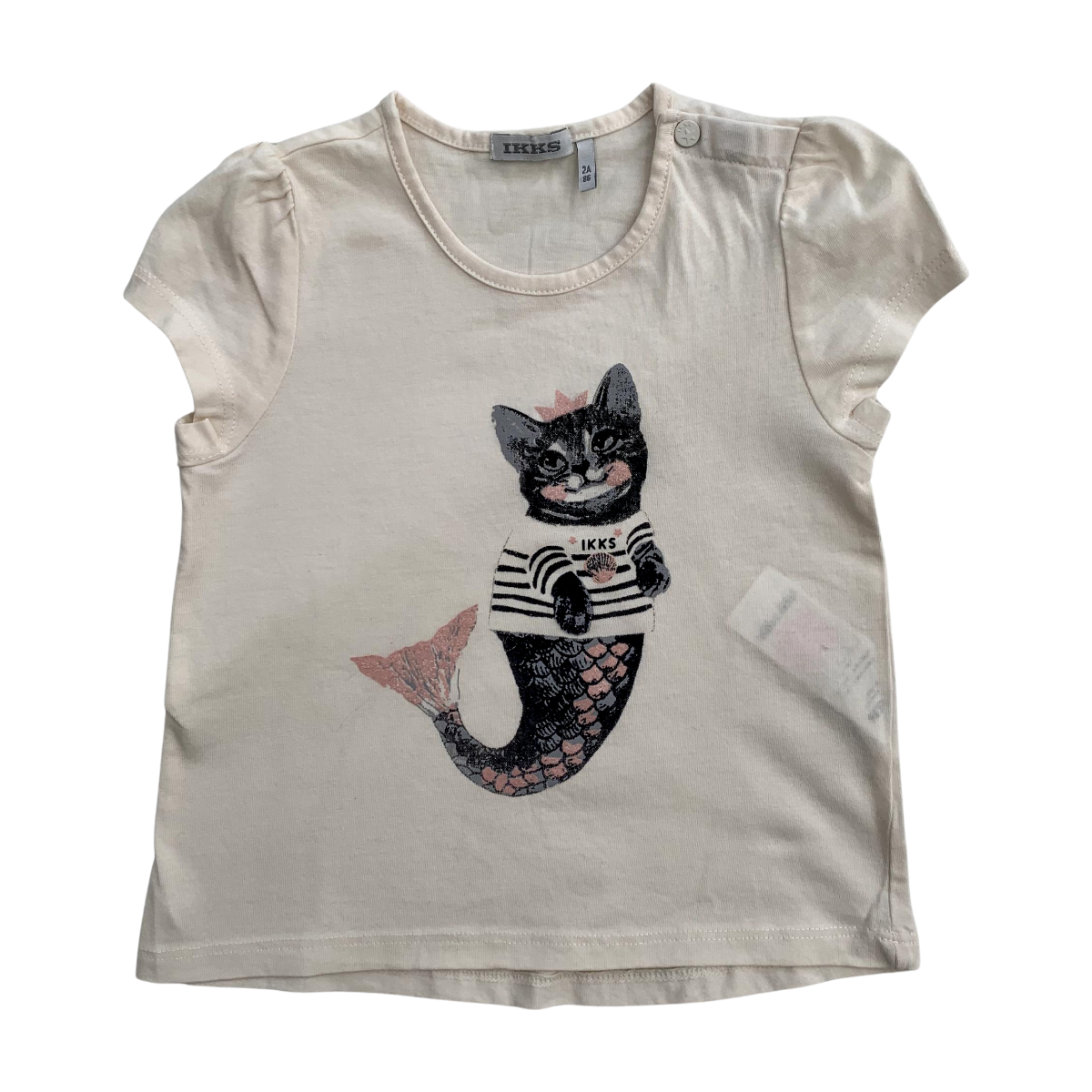 IKKS - T-SHIRT - BEIGE - 24 MOIS