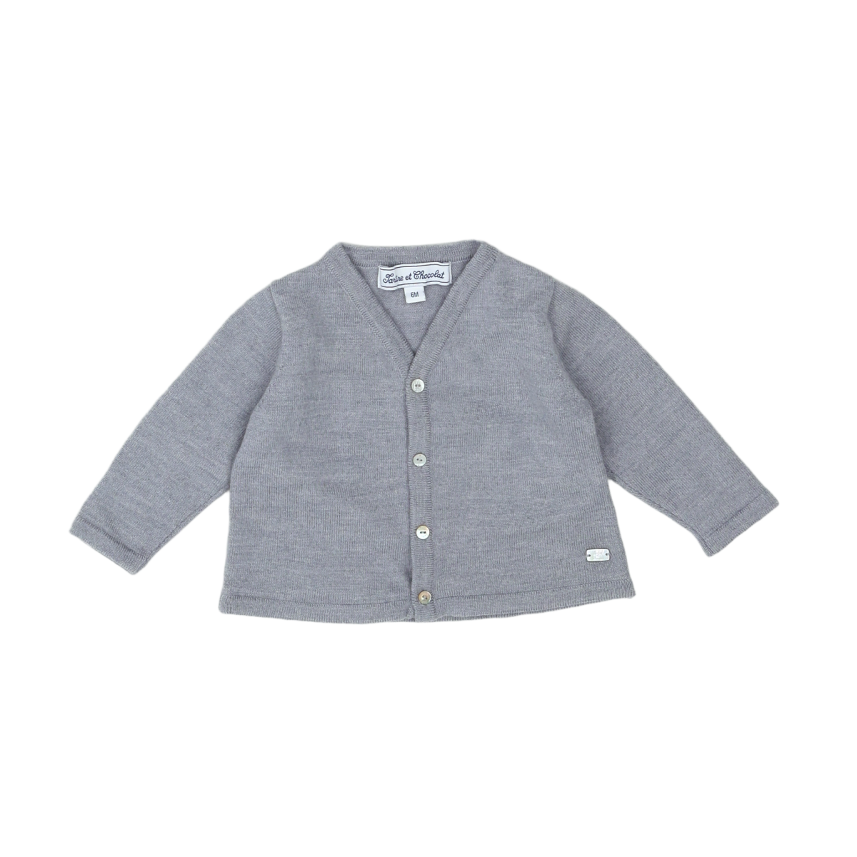 TARTINE & CHOCOLAT - CARDIGAN - GRIS - 6 MOIS