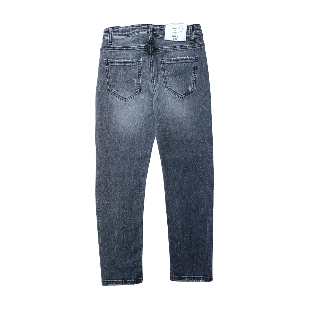 MSGM - PANTALON - GRIS - 10 ANS
