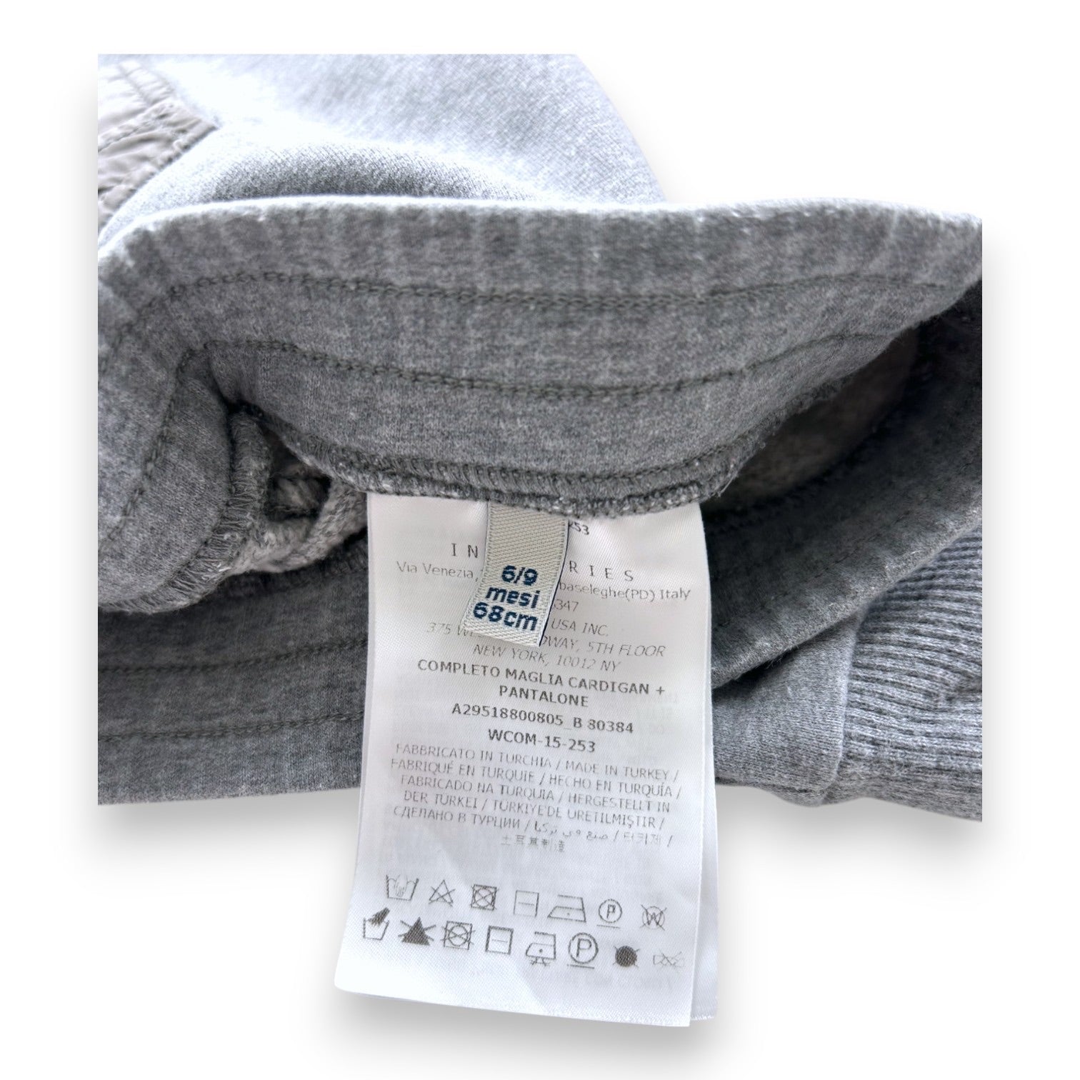 MONCLER - HOSEN - GRAU - 6 MONATE