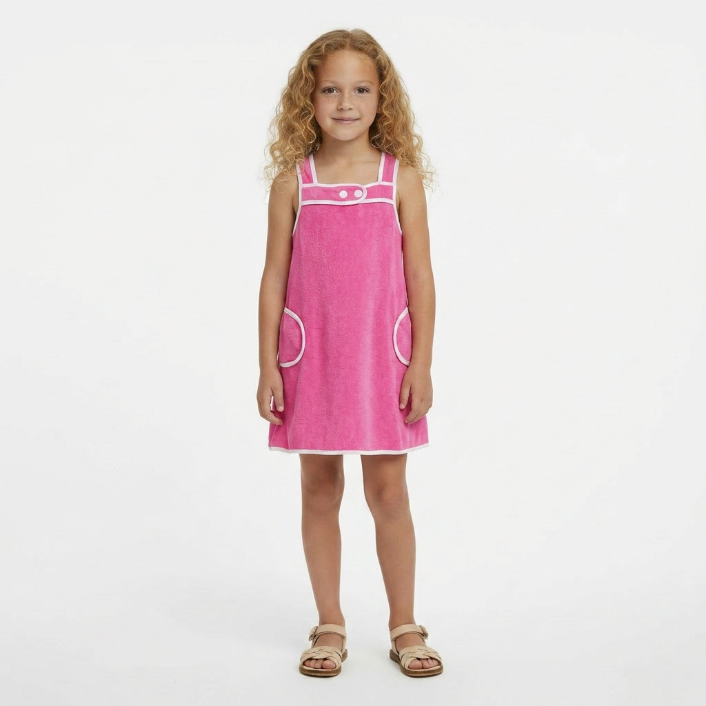JACADI - ROBE - ROSE - 6 ANS