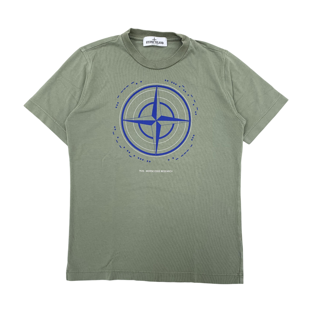 STONE ISLAND - T-SHIRT - VERT - 10 ANS