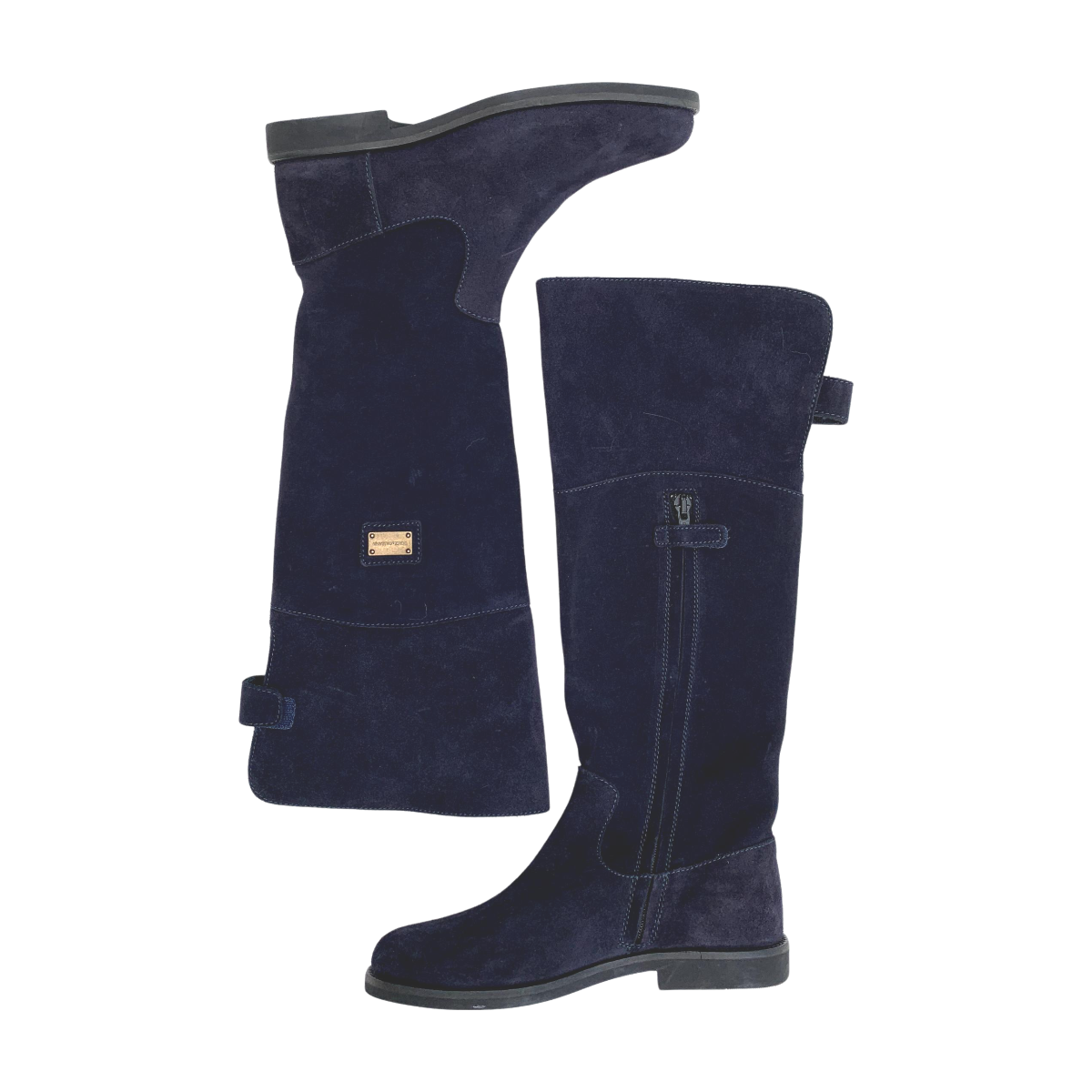 DOLCE & GABBANA - BOTTES - BLEU -  33