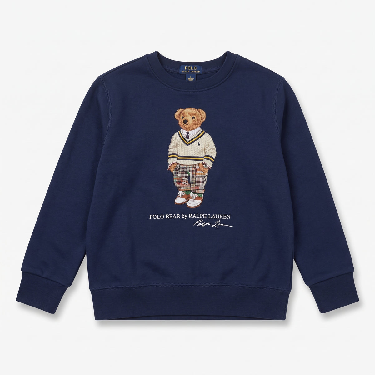 RALPH LAUREN - SWEAT - BLEU - 7 ANS