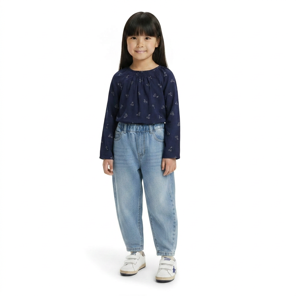 BONPOINT - BLOUSE - BLEU - 4 ANS