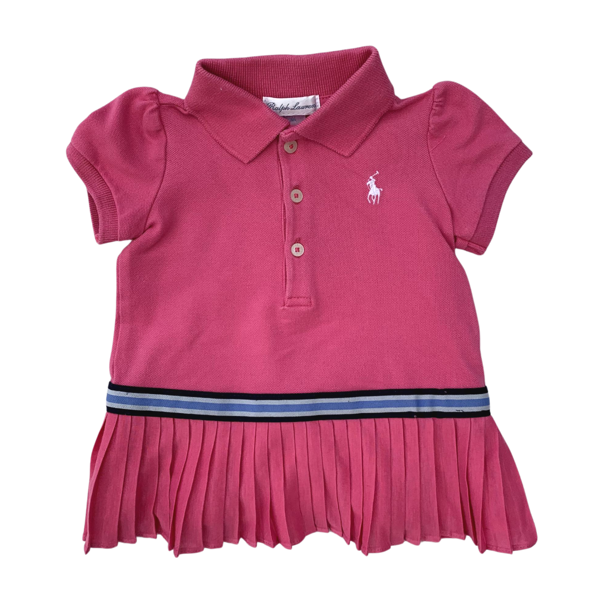 RALPH LAUREN - ROBE - ROSE - 3 MOIS
