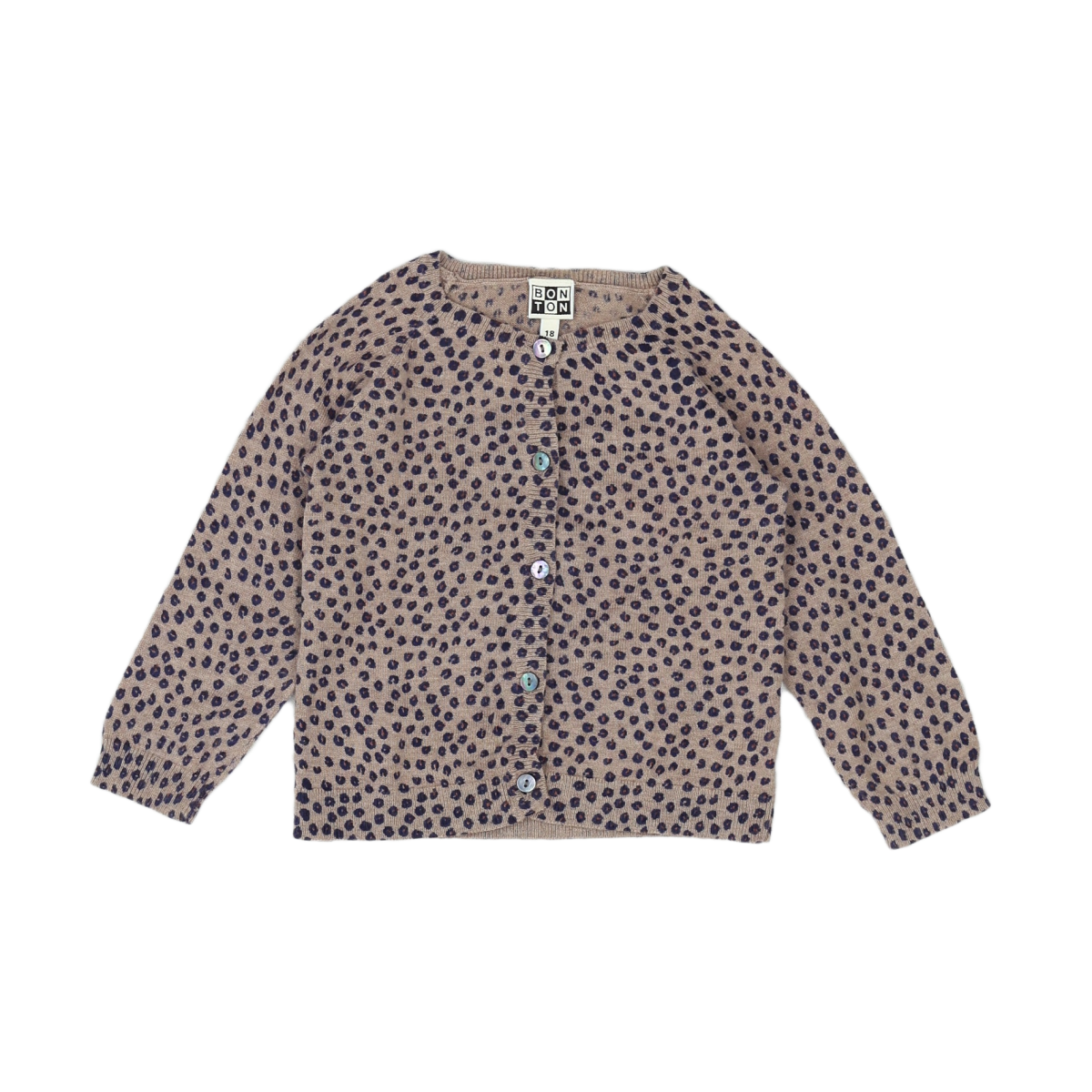 BONTON - CARDIGAN - MARRON - 18 MOIS
