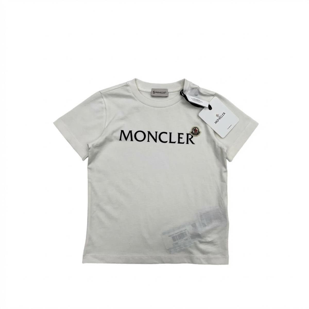 MONCLER - T-SHIRT - BLANC - 6 ANS