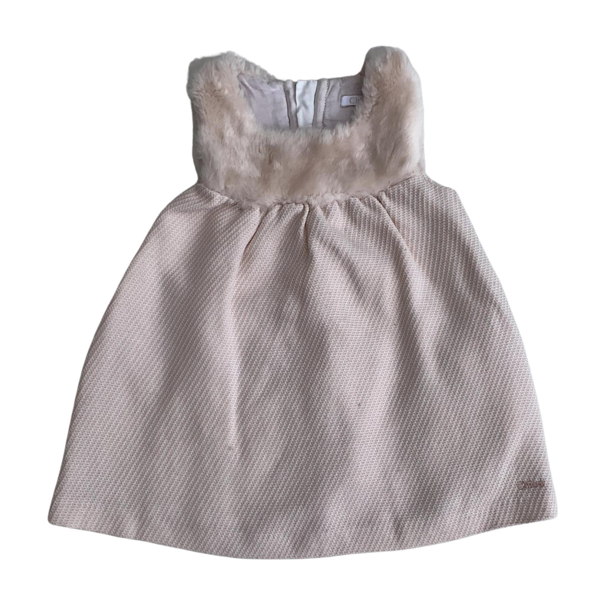 CHLOÉ - ROBE - ROSE - 12 MOIS