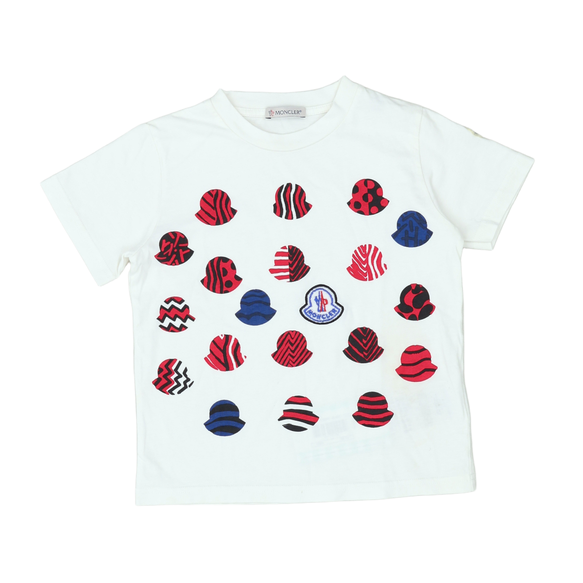 MONCLER - T-SHIRT - BLANC - 4 ANS