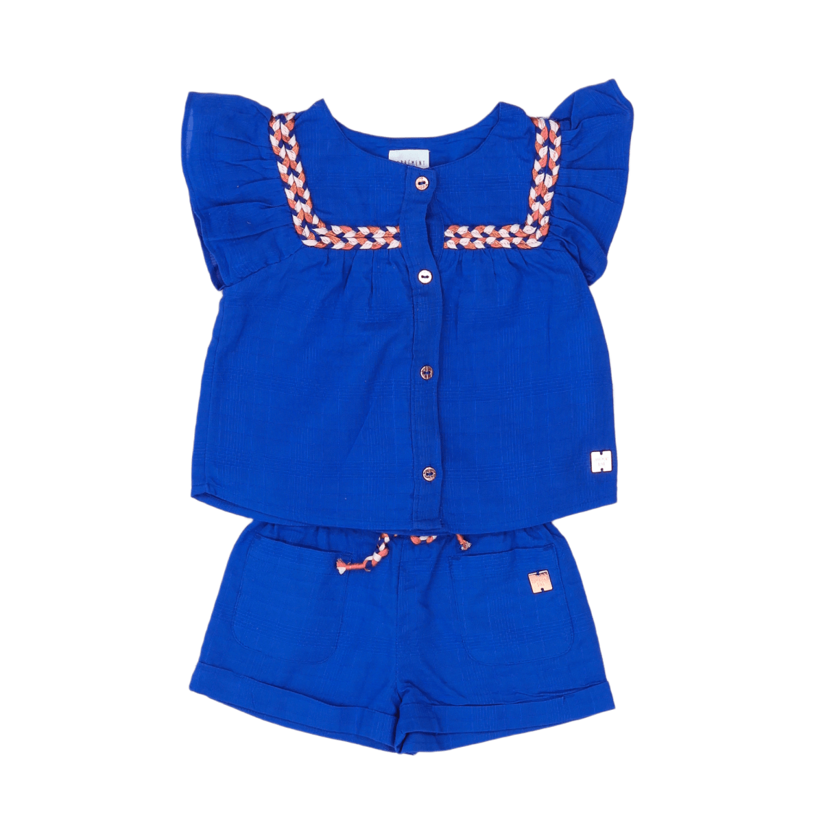 CARRÉMENT BEAU - ENSEMBLE - BLEU - 9 MOIS