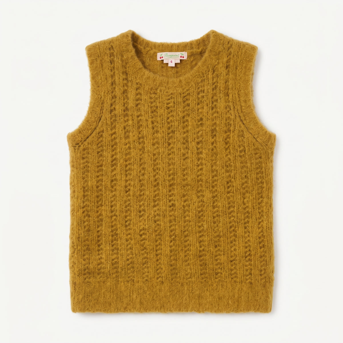 BONPOINT - PULL - JAUNE - 8 ANS