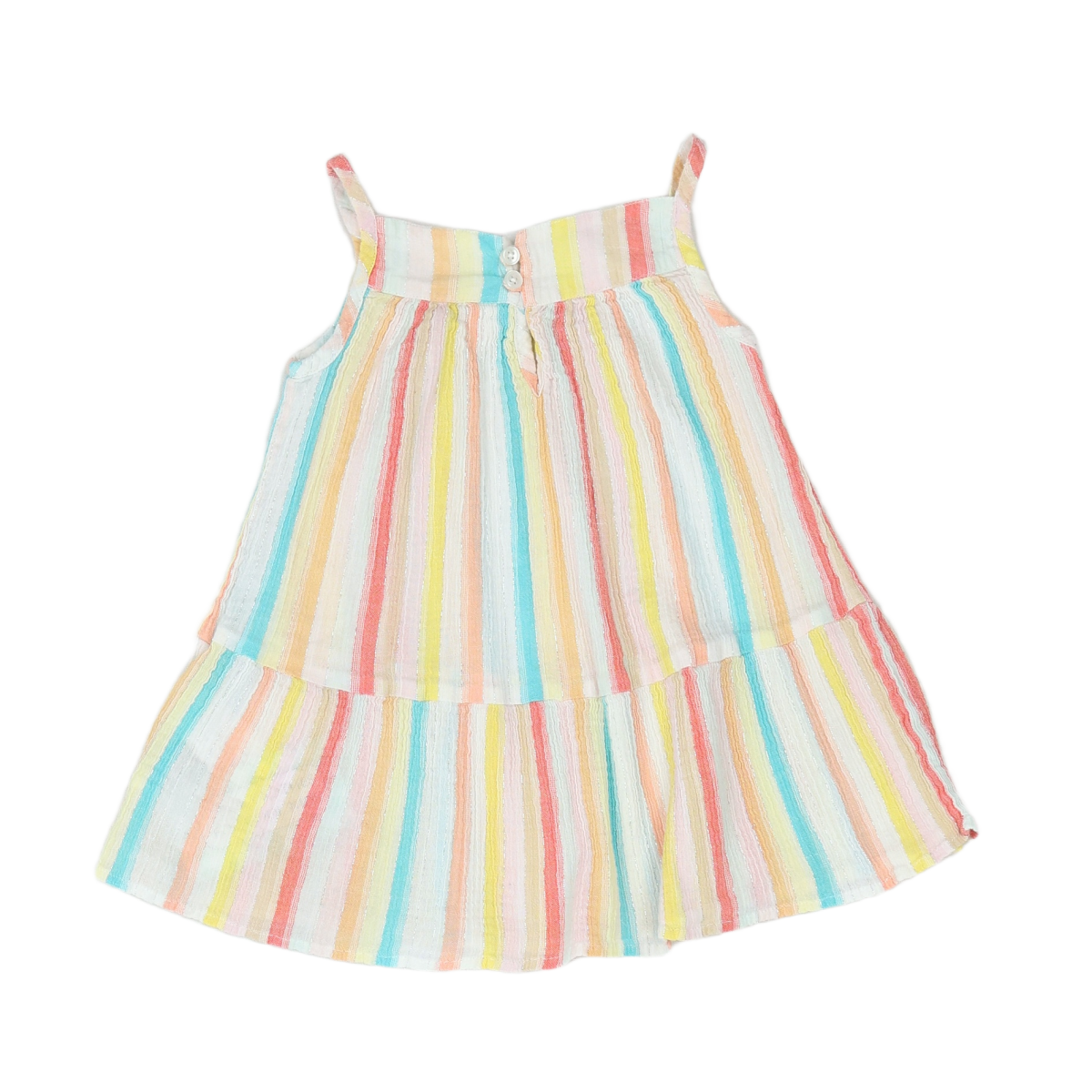 BONTON - ROBE - BLANC, BLEU - 8 ANS