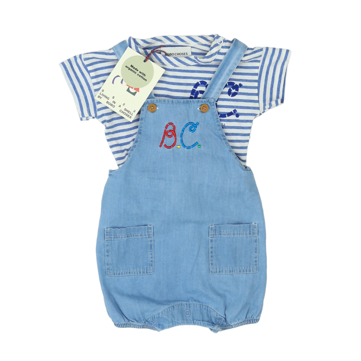 BOBO CHOSES - ENSEMBLE - BLEU - 6 MOIS