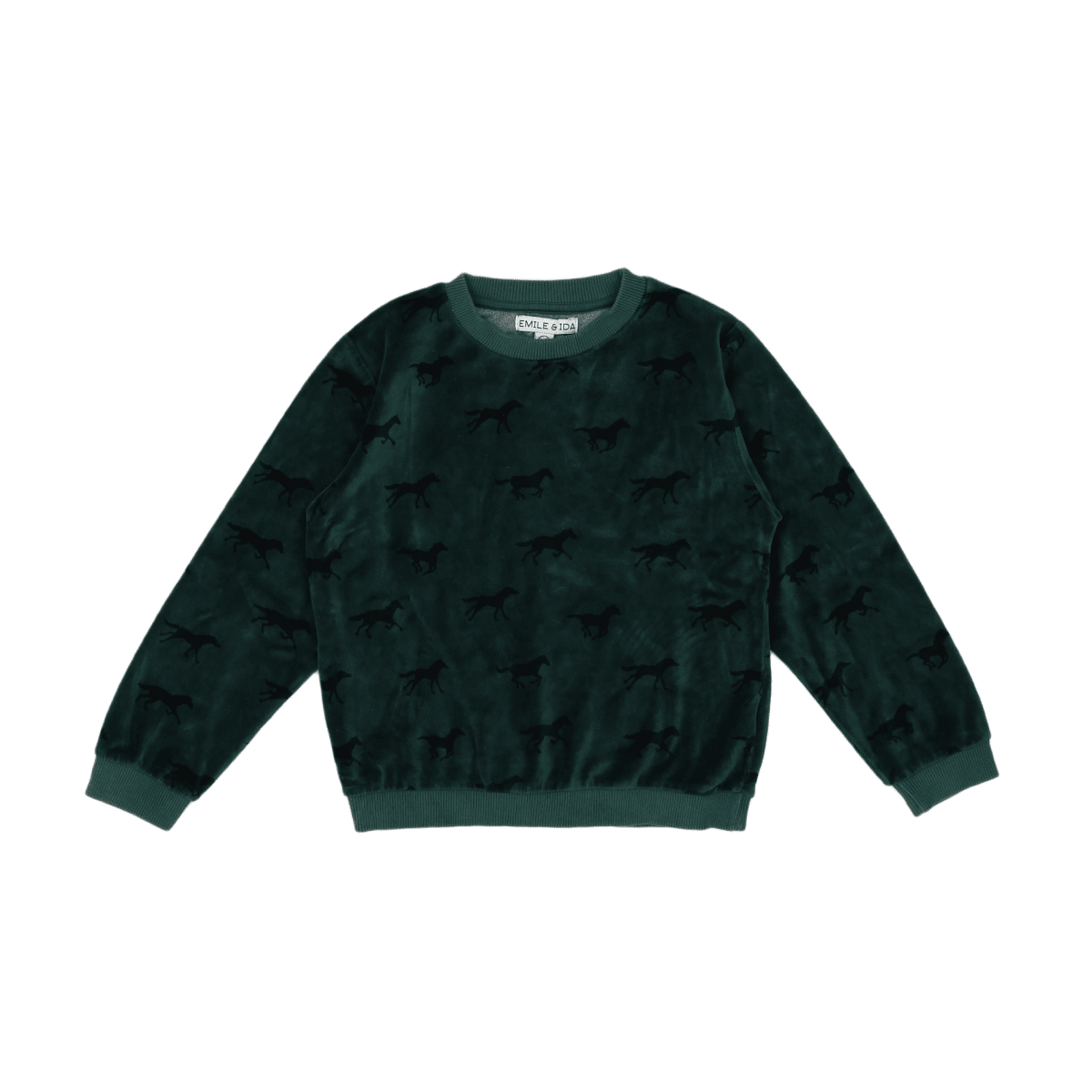 EMILE & IDA - SWEAT - VERT - 8 ANS