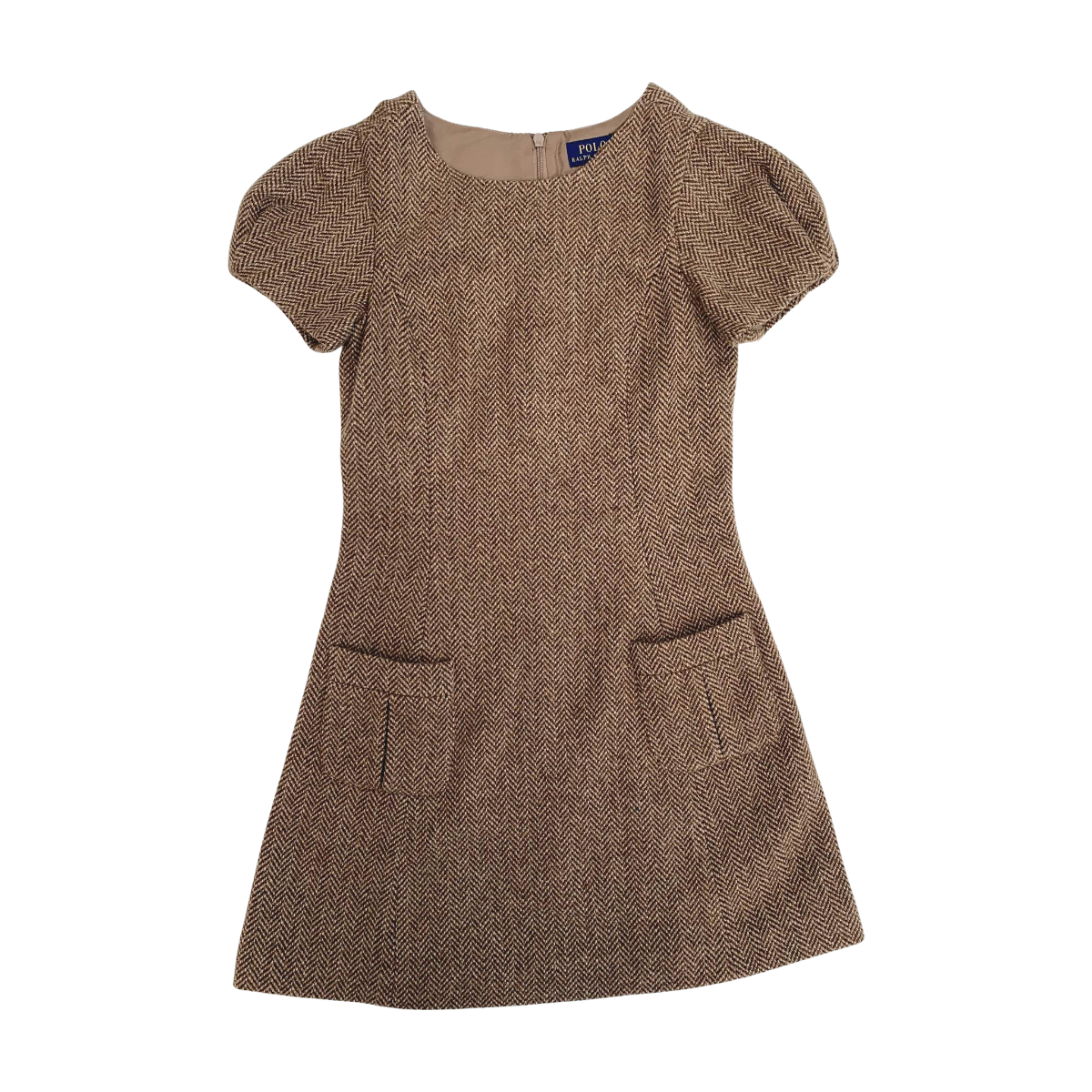 RALPH LAUREN - ROBE - MARRON - 10 ANS