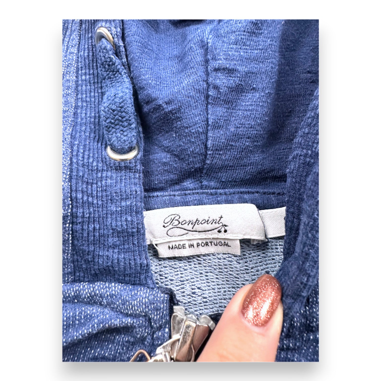 BONPOINT - SWEATSHIRT - BLUE - 10 YEARS