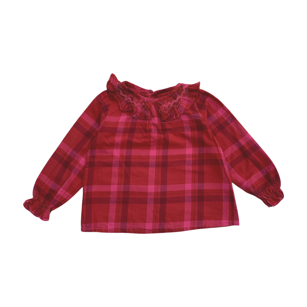 JACADI - BLOUSE - ROUGE, ROSE - 4 ANS