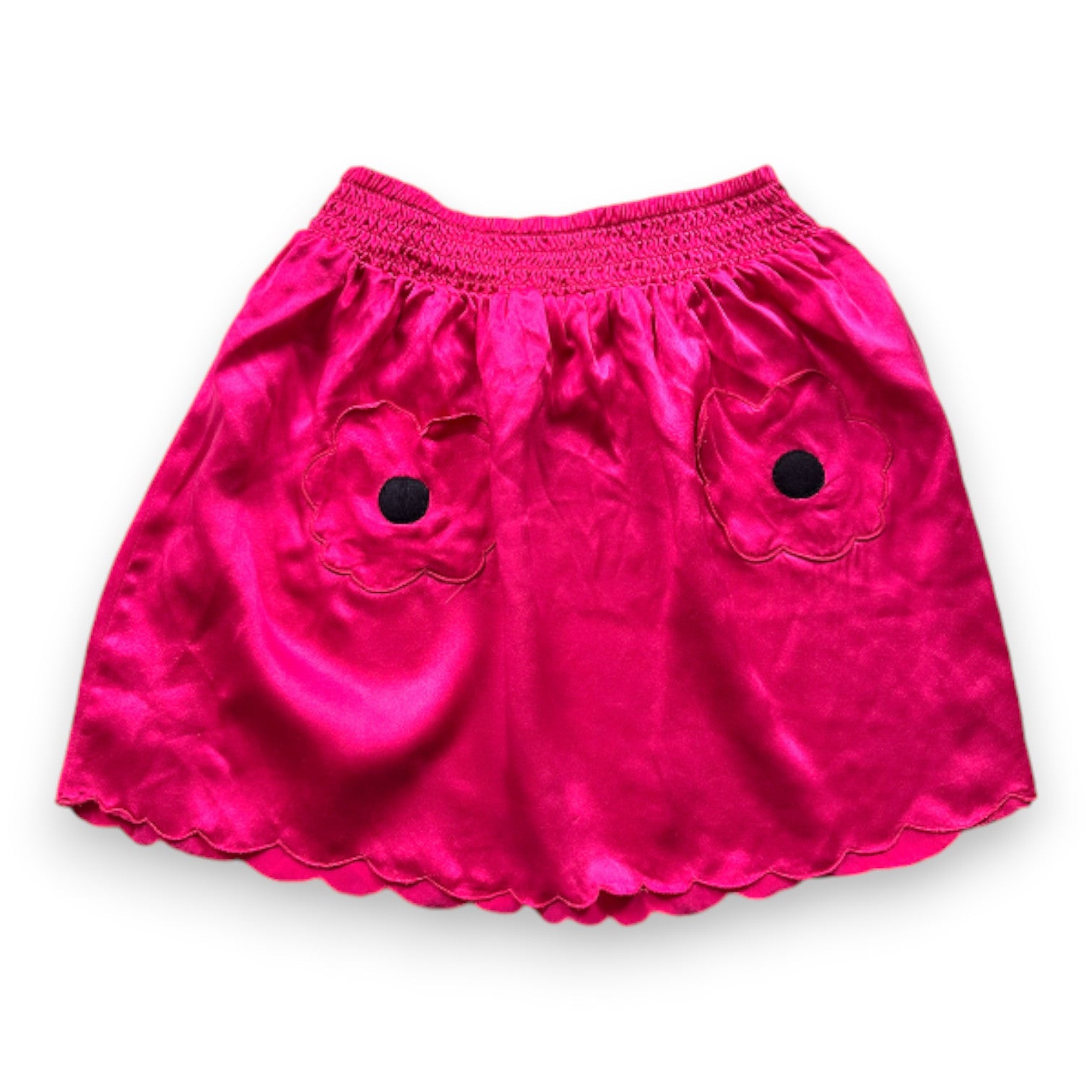 SONIA RYKIEL - Jupe rose en soie - 6 ans