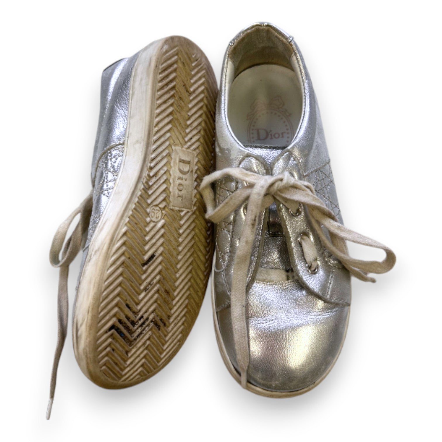 DIOR - SILBERNE SNEAKER - 29