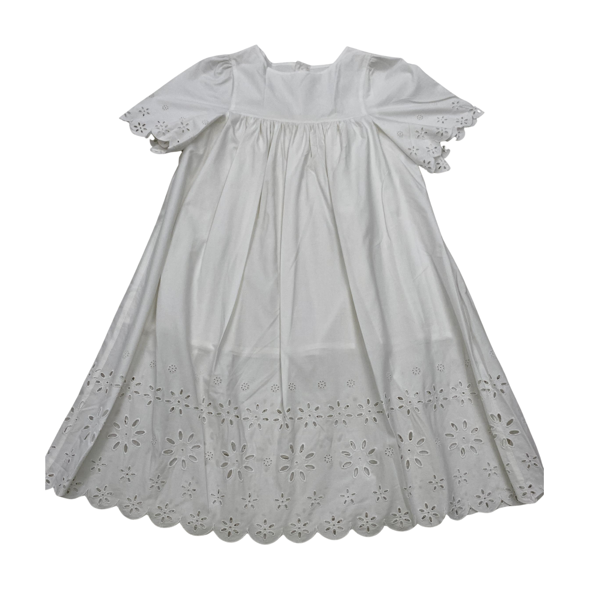 BONPOINT - ROBE - BLANC - 10 ANS