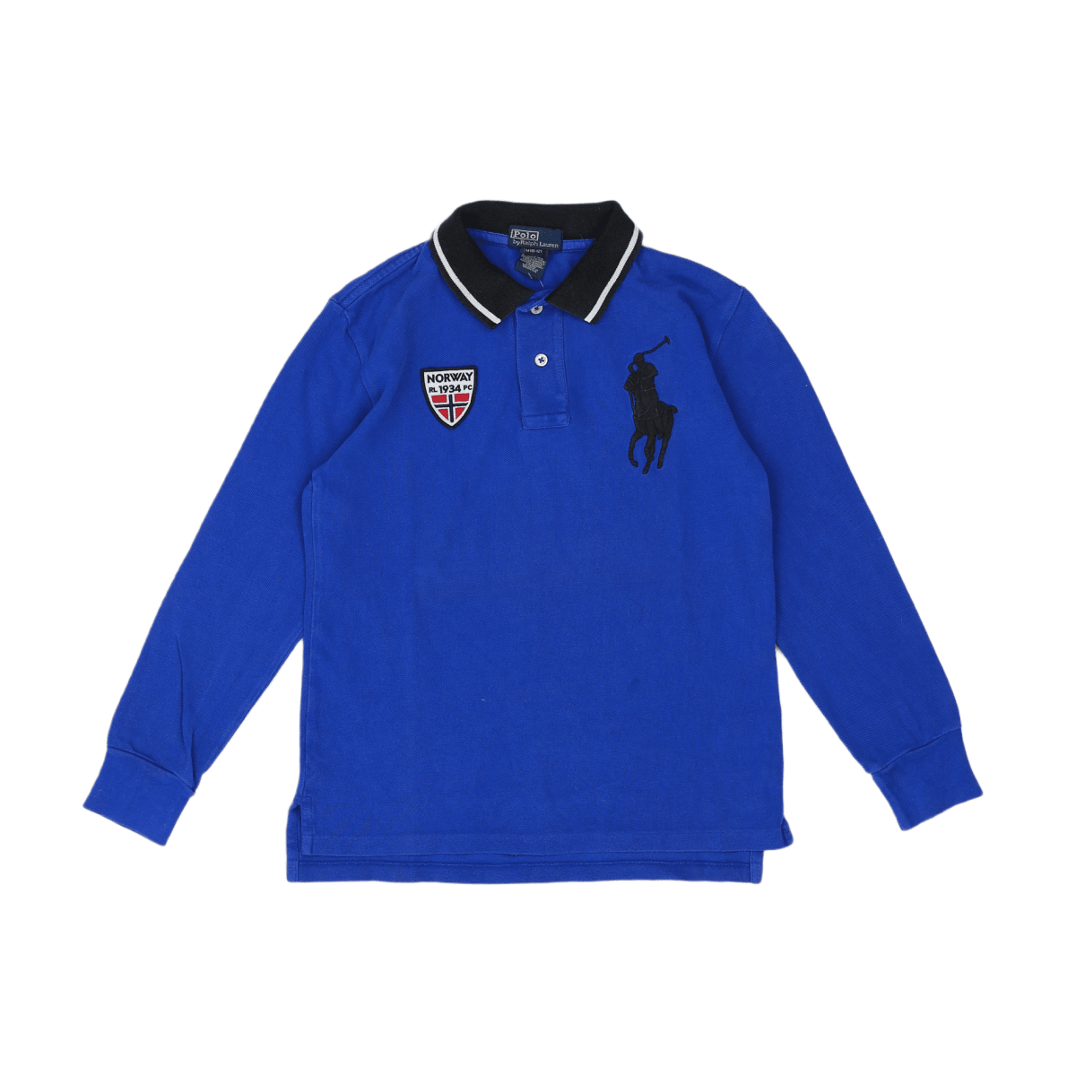 RALPH LAUREN - POLO SHIRT - BLUE - 10 YEARS