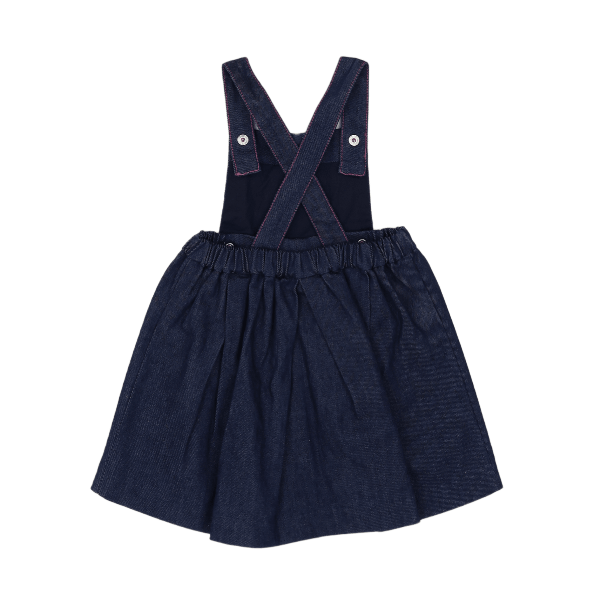 JACADI - KLEID - BLAU, ROSA - 24 MONATE