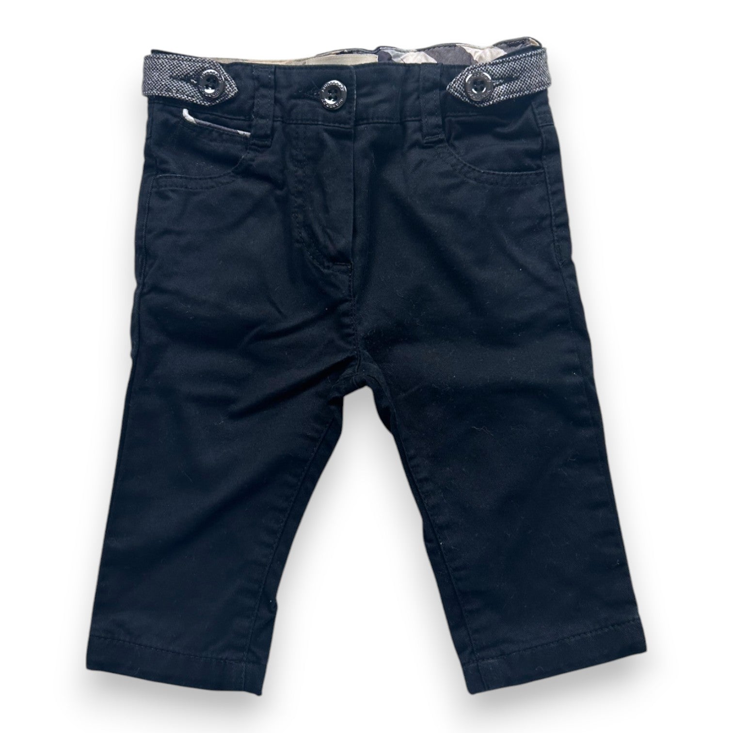 BURBERRY - HOSEN - SCHWARZ - 6 MONATE