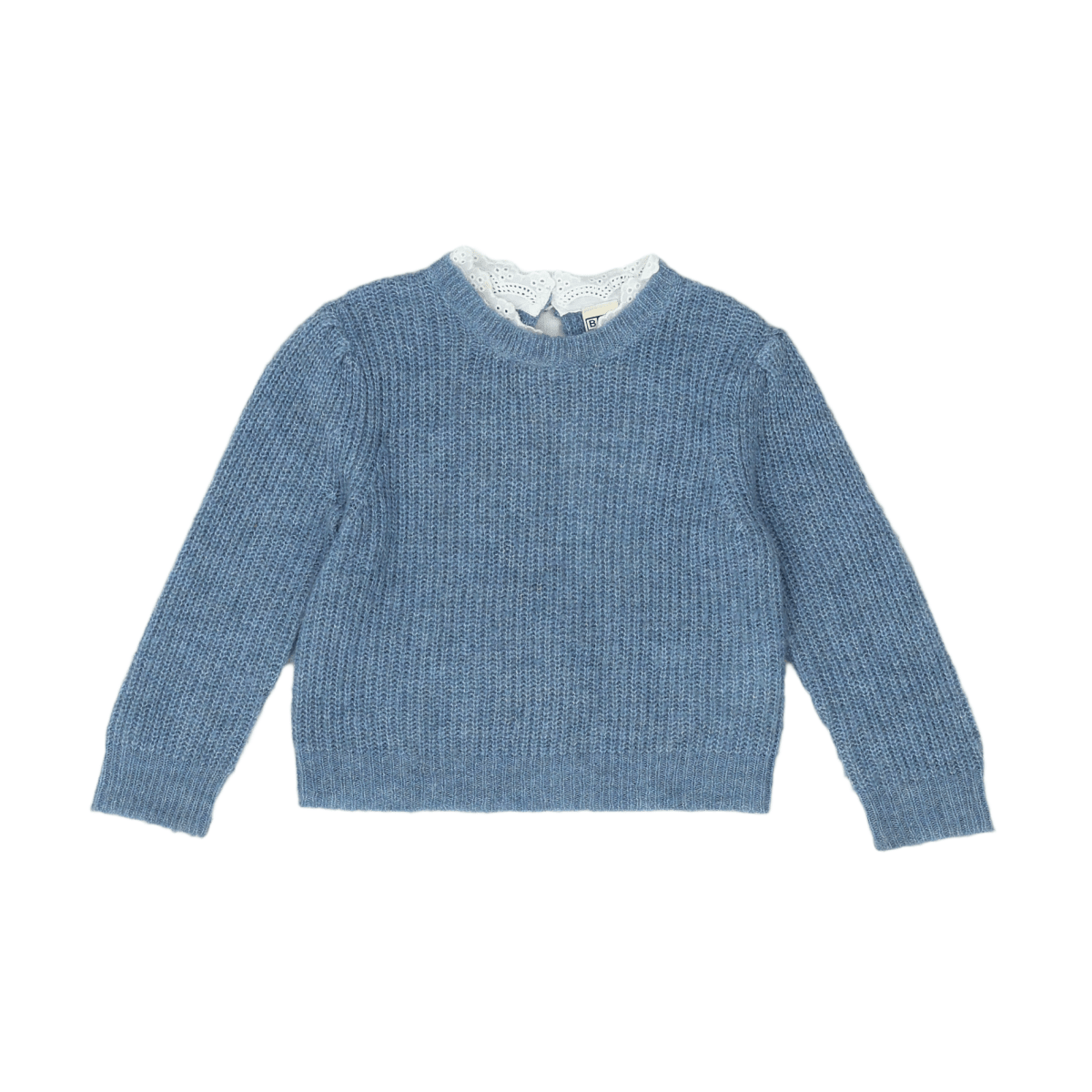 BONTON - Pull bleu en laine - 4 ans