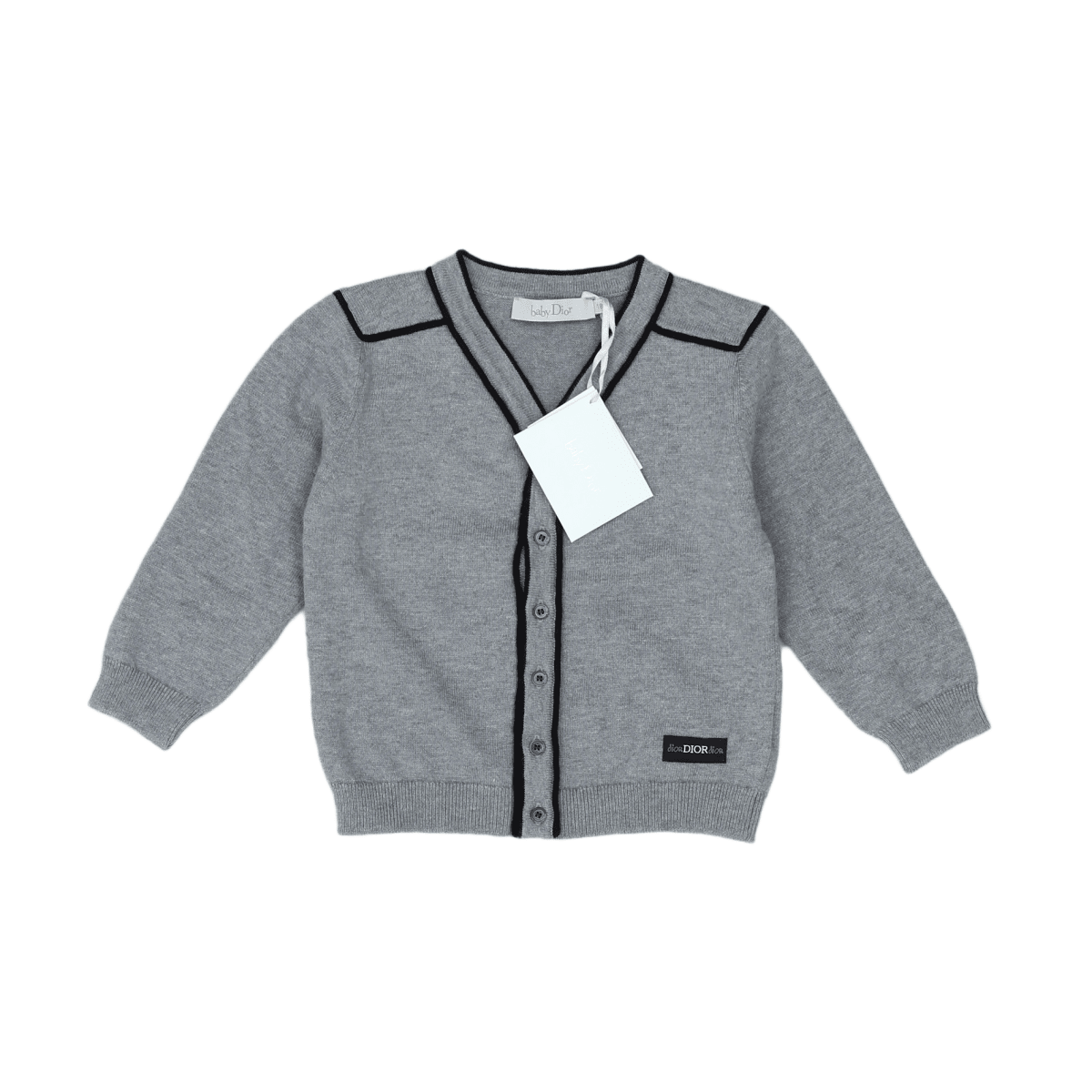 BABY DIOR - CARDIGAN - GREY - 18 MONTHS